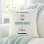 Personalised Real Housewife Cushion, thumbnail 3 of 4