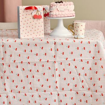 Rococo Cherries Paper Tablecloth, 4 of 4