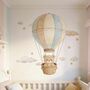 Neutral Colour Hot Air Balloon Bear Large Size, thumbnail 5 of 5