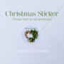 Green Butterfly Christmas Tree Christmas Stickers, 25, thumbnail 6 of 9