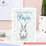 Personalised Rabbit Birthday Card, thumbnail 1 of 8