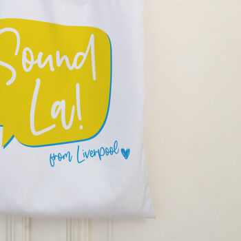 Liverpool Slang Tote Bag, Sound La, Scouse Dialect, 2 of 4