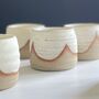 Espresso Cups In Natural Toasty Glaze Patterns, thumbnail 9 of 12
