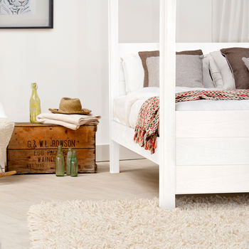 Wooden Four Poster Bed Frame Summer, 2 of 7