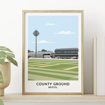 Any County Cricket Ground Illustrated Art Print, 5 of 12