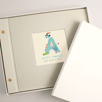 Personalised Baby Alphabet Photo Album, 2 of 12