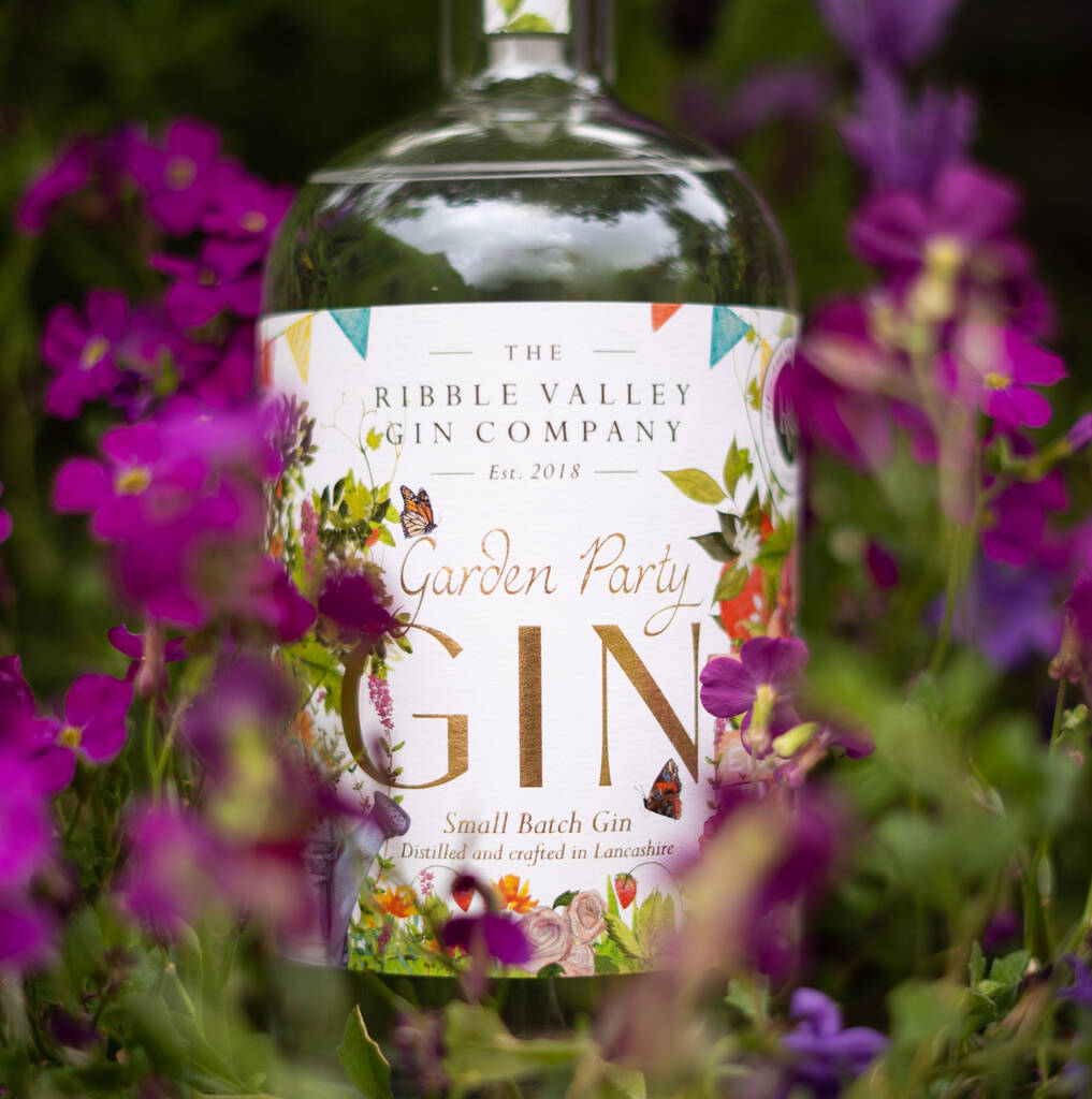 Garden Party Gin By The Ribble Valley Gin Co