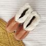 Honey Luxury Leather Boots Slippers, thumbnail 8 of 8