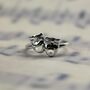 Sterling Silver Comedy And Tragedy Theatre Ring, thumbnail 5 of 7