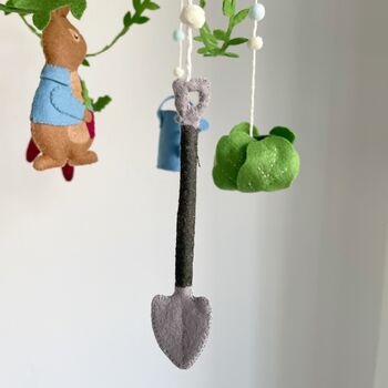 Handmade Peter Rabbit Themed Baby Cot Mobile, 6 of 10