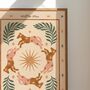 ‘Wild Free’, Celestial Horse Floral Western Art Print Rodeo Cowgirl Cowboy Poster, thumbnail 3 of 3