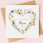 Personalised Wildflower Birthday Card – Any Age, thumbnail 2 of 6