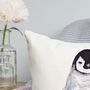 Watercolour Penguin Cushion, thumbnail 2 of 2