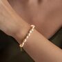 'Modern Elegance' Pink Baroque Pearl Bracelet, thumbnail 1 of 9