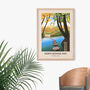 North Downs Way National Trail Travel Poster Art Print, thumbnail 4 of 8