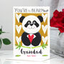 Personalised Best Mummy Daddy Panda Card, thumbnail 2 of 12