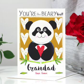 Personalised Best Mummy Daddy Panda Card, 2 of 12