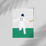 Jack Leach England Cricket Poster, thumbnail 3 of 4