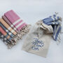 Personalised Cotton Tea Towels, Anniversary Gift For Her, thumbnail 2 of 12