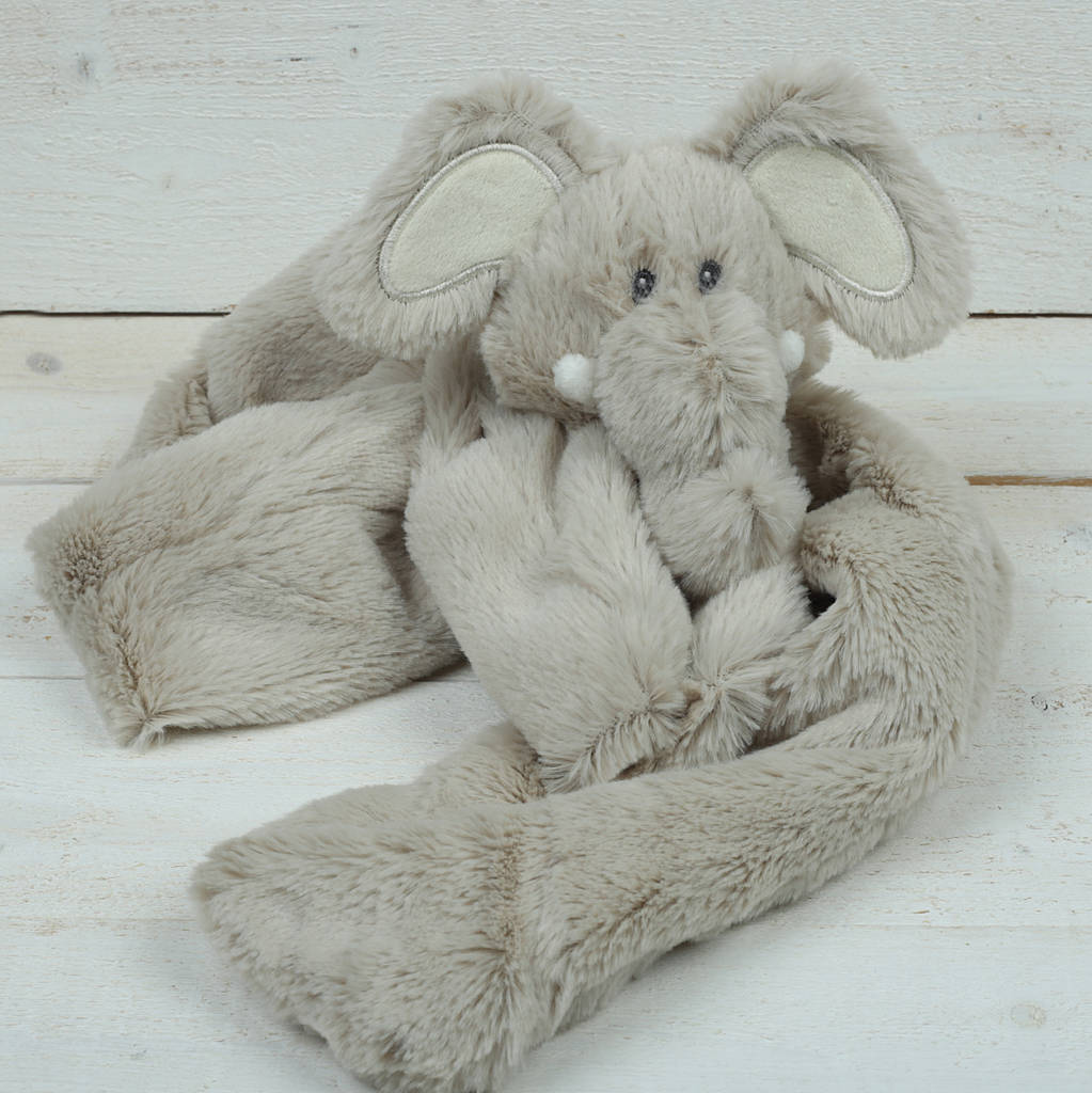 Elephant Snuggly Cosy Scarf, All Ages, 1 of 4