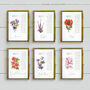 Colourful Flowers Table Plan Cards, thumbnail 3 of 5