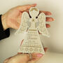 Personalised Christmas Angel Wooden Ornament, thumbnail 3 of 3