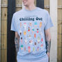 Chilling Out Men's Ice Cream Guide T Shirt, thumbnail 2 of 4
