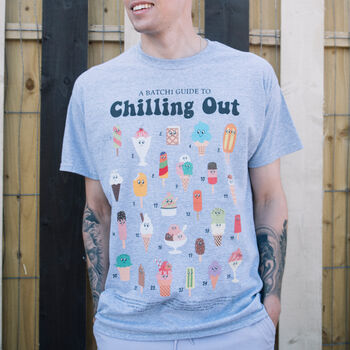 Chilling Out Men's Ice Cream Guide T Shirt, 2 of 4