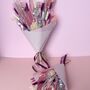 Mixed Shades Of Pink Christmas Dried Flower Arrangement, thumbnail 7 of 9