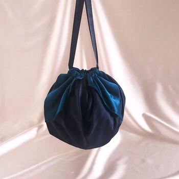 Colour Block Silk Mitzi Puff Bag, 3 of 9
