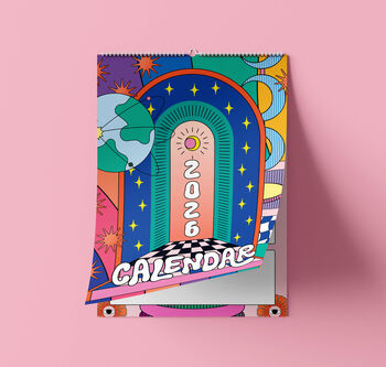 2026 Psychedelic Calendar, 4 of 5