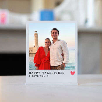 Personalised Happy Valentines Photo Plaque Gift, 3 of 6