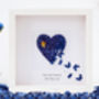 Personalised Engagement Butterfly Heart, 3D Art, thumbnail 6 of 12