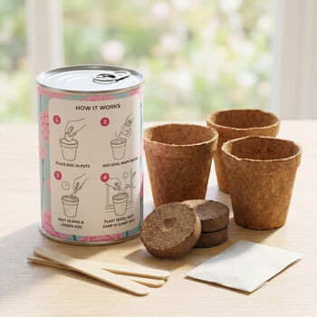 Personalised January Grow Your Own Flower Gift, 4 of 4