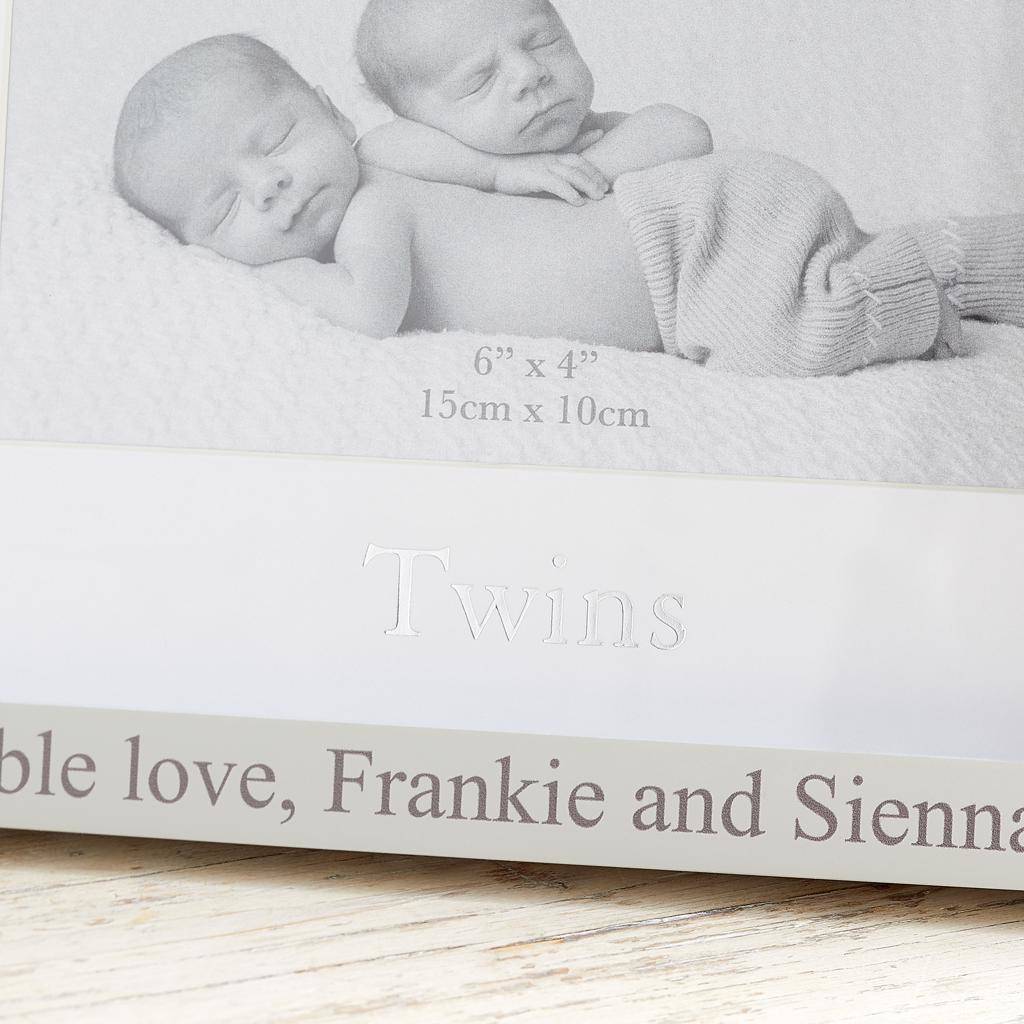 Personalised 'twins' Photo Frame By My 1st Years