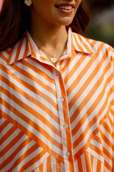 Tangerine Stripe Shirt, 5 of 5