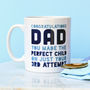 Personalised Congratulations Dad Ceramic Mug, thumbnail 1 of 3