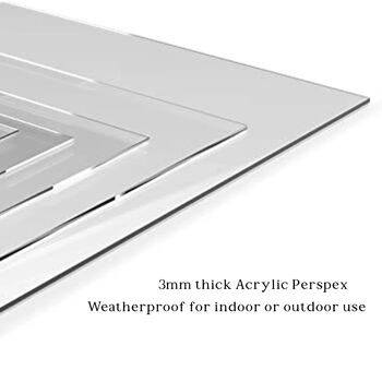 Personalise Acrylic Weekly Meal Planner Whiteboard, 5 of 7