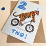 Tiger 2nd Birthday Card, thumbnail 5 of 7