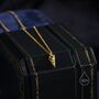 Tiny And Delicate Bird Skull Pendant Necklace, thumbnail 2 of 11