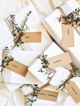 Plain Matt White Christmas Wrapping Paper Roll 10m Roll, 7 of 12