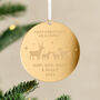 First Christmas As A Family Hanging Decoration, thumbnail 2 of 2
