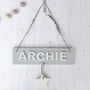 Personalised Name Sign Door Plaque With Star, thumbnail 4 of 5