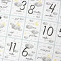 Personalised Cloud Baby Milestone Cards, thumbnail 4 of 4