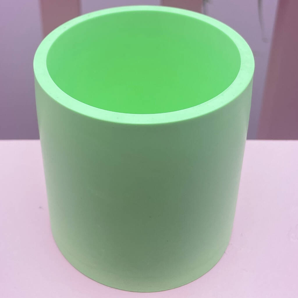 Neon Round Decorative Pot Green, 1 of 5