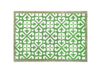 My Mat Patterned Washable My Harlequin Tile Green Mat, 2 of 4