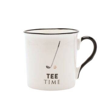 Tee Time Ceramic Golf Mug Gift, 4 of 7
