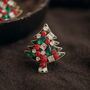 Diamante Christmas Tree Brooch, thumbnail 1 of 2