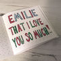 Personalised Will You Marry Me Christmas Book Card, thumbnail 4 of 7