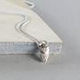 Tiny Owl Sterling Silver Necklace, thumbnail 1 of 3